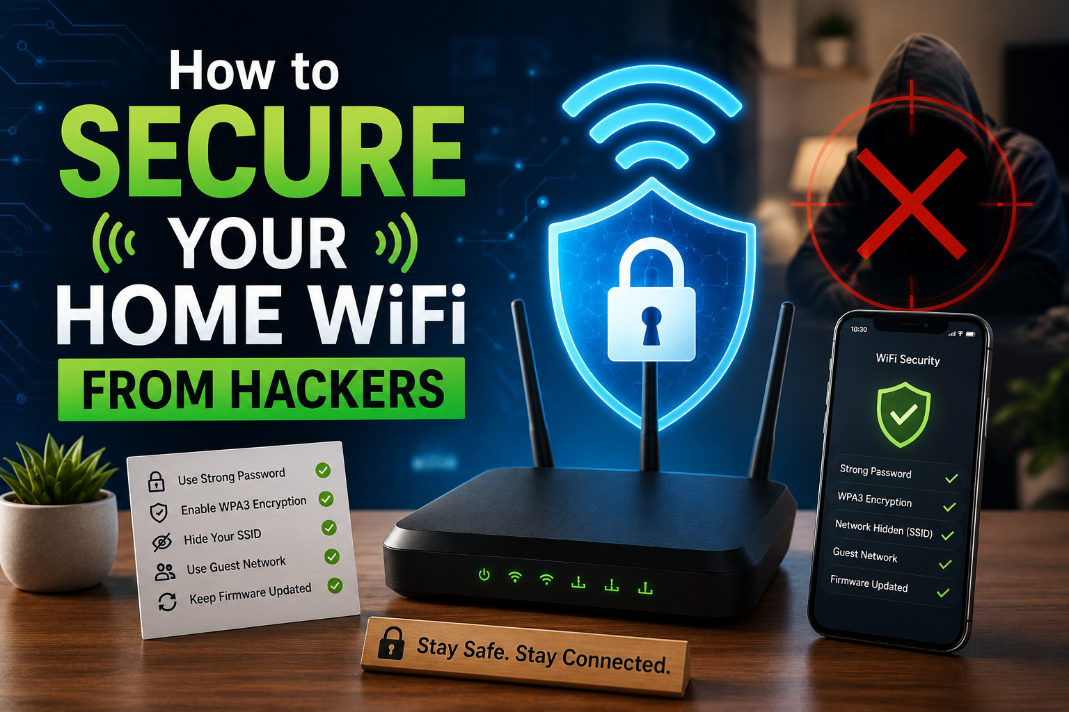 Read more about the article How to Secure Your Home WiFi From Hackers
