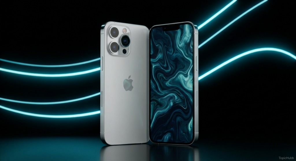 iPhone 18 Pro smaller Dynamic Island close-up showing under display sensor