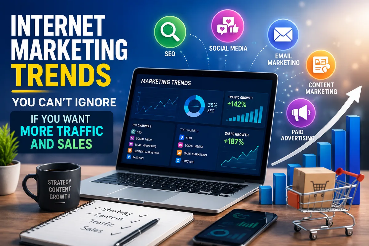 Read more about the article Internet Marketing Trends You Can’t Ignore If You Want More Traffic and Sales