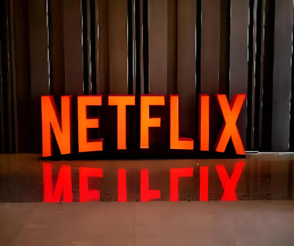 Netflix stock chart showing price swing after Q2 2026 earnings report