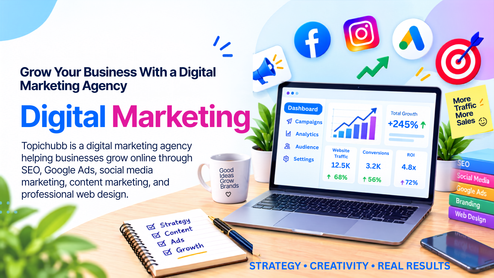 Digital marketing agency services for business growth