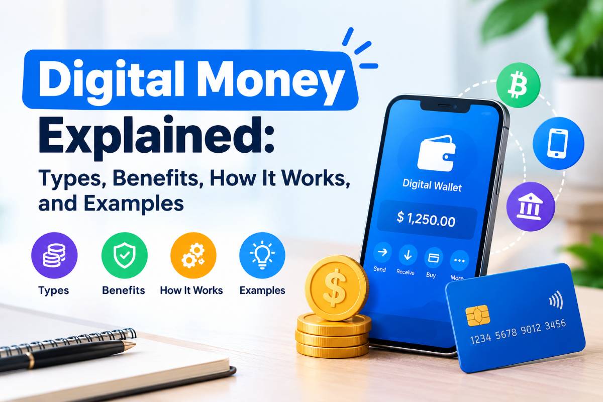 Read more about the article Digital Money Explained: Types, Benefits, How It Works, and Examples